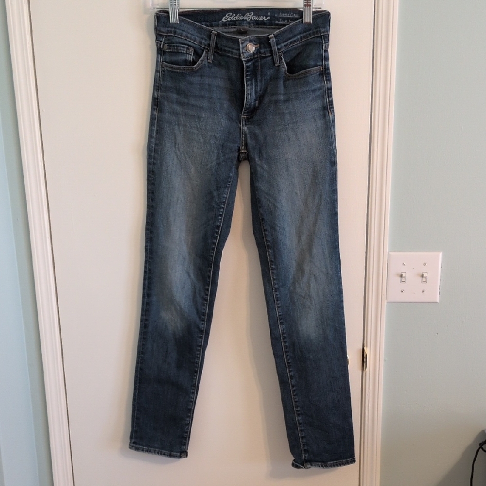 Eddie Bauer Women's Dark Wash Slim Jeans